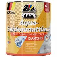 Эмаль акриловая (АК) Dufa Aqua-Seidenmattlack белый 2.5 л