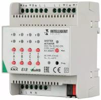 INTELLIGENT ARLIGHT Контроллер штор KNX-704-BLIND-DIN (230V, 4x6A) (INTELLIGENT ARLIGHT, Пластик)