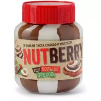 Паста ореховая с добавлением какао и молока NUTBERRY, 350 г