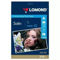 Бумага Lomond A4 Premium Photo Paper 1106200 270 г/м² 20 лист., тепло-белый