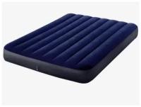 Надувной матрас Intex Classic Downy Airbed 64758, 191х137 см, синий