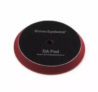 SHINE SYSTEMS SS559 SS559 Shine Systems DA Foam Pad Maroon - полировальный круг полутвердый бордовый, 130 мм