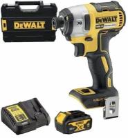 Аккумуляторный импульсный шуруповерт DEWALT DCF887M1, кейс, 18 В, XR, 4.0 Ач Акб и ЗУ