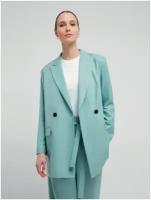 Пиджак Pompa, размер 40, бирюзовый