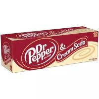 Газированный напиток Dr. Pepper Cream Soda, США, 0.355 л, 12 шт