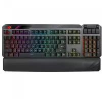 Клавиатура ROG Claymore II Keyboard Wireless (2.4G/USB) ROG RX RED Optical-Mech 462x155x39mm 1156g (047209) (90MP01W0-BKRA00)