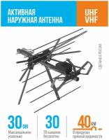 Уличная DVB-T2 антенна РЭМО BAS-1301 Колибри-А-DX-Deluxe