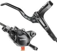 Тормоз гидравлический дисковый, Shimano BL-MT200, гидролиния 160 см, серия MT, задний, под правую руку, черный