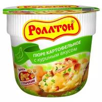 Роллтон Пюре картофельное с куриным вкусом, 40 г