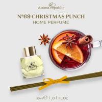 Ароматический диффузор AROMA REPUBLIC в стеклянном флаконе 30 мл,№69 Christmas punch