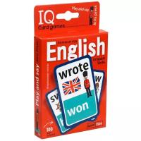 Настольная игра Айрис-пресс IQ Игры с картами Английские неправильные глаголы Уровень 1, 100 шт