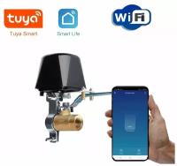 Умный водяной клапан-привод Tuya Wi-Fi для шарового крана. Электрический контроллер умного дома, Черный