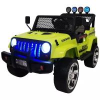 RiverToys Автомобиль Jeep T008TT, зелeный