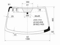 XYG J200E LFW/X Стекло лобовое TOYOTA RUSH/DAIHATSU TERIOS/BE-GO 06-