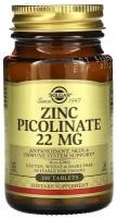 Zinc Picolinate 22 mg 100 таблеток Цинк Solgar