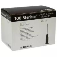 BBraun Sterican Игла инъекционная Стерикан 26G (0,45 х 25 мм), 100 штук