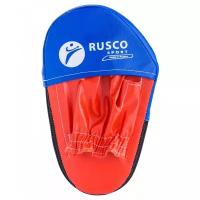 Тренировочная лапа RUSCO SPORT прямая малая 2 шт. (пара) красный/синий 2 шт