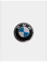 Эмблема BMW на ключ зажигания, синий белый classic, 11 мм