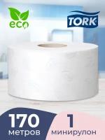 Туалетная бумага Tork Premium мягкая (Система Т2), арт. 120243, 2 слоя, белая, 170 м, 1 рулон