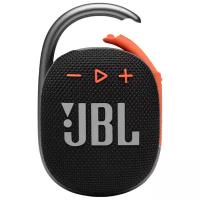 JBL Колонка портативная JBL Clip 4, черно-оранжевая