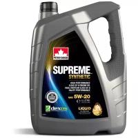 Синтетическое моторное масло Petro-Canada Supreme Synthetic 5W-20, 5 л