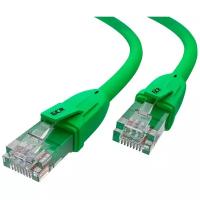 GCR Патч-корд прямой 5.0m UTP кат.6, зеленый, 24 AWG, ethernet high speed, RJ45, T568B, GCR-52390 Greenconnect GCR-52390