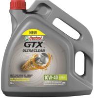 Масло моторное CASTROL GTX ULTRACLEAN 10W40 полусинтетика 4 л 15A4E0