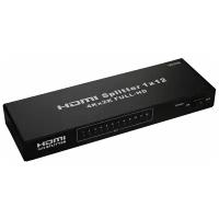 Разветвитель HDMI Сплиттер Splitter VCOM на 12 портов ver 1.4 каскадируемый с питанием (DD4112)