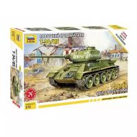 Сборная модель ZVEZDA Советский средний танк Т-34/85 (5039) 1:72