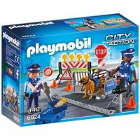 Конструктор Playmobil Блокпост Полиции (Police Roadblock), арт.6924