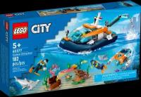 Конструктор LEGO City Explorer Diving Boat 60377, 182 дет