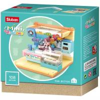 Конструктор SLUBAN Mini Изделие M38-B0792D Кафе, 108 дет