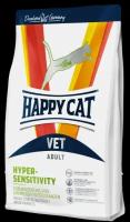 Сухой корм Happy Cat Vet Hypersensitivity Ветеринарная диета для любых кошек при пищевой аллергии 1кг