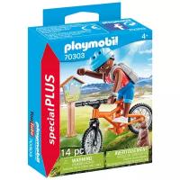 Набор с элементами конструктора Playmobil Special Plus 70303 Горный велосипедист