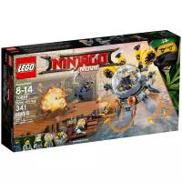 LEGO The Ninjago Movie 70610 Летучая субмарина «Медуза», 341 дет