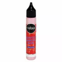 Краска акриловая контурная Cadence Dimensional Paint Metallic, 25 ml. Light Pink-412