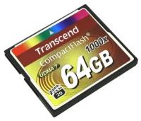 Карта памяти 64GB Transcend TS64GCF1000,1000X