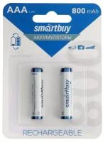 Аккумулятор Smartbuy, Ni-Mh, AAA, HR03-2BL, 1.2В, 800 мАч, блистер, 2 шт