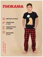 Пижама для мальчика подростка со штанами (518-22 р88 (170) 27) LIDEKO kids