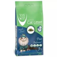 Комкующийся наполнитель Van Cat Pine, 5кг