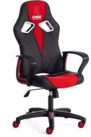 Кресло геймерское TETCHAIR RUNNER, кож/зам/ткань, черный/красный, 36-6/tw08/tw-12