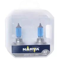 Лампа набор 12V H7 85W + W5W/T105 PX26d бокс (2шт.+2шт.) Range Power White NARVA 980162100