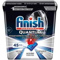 Капсулы для посудомоечной машины Finish Quantum Ultimate таблетки (original) коробка, 45 шт., 0.73 кг, дой-пак