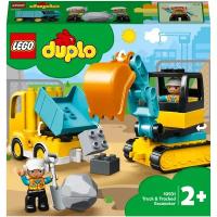 Конструктор LEGO DUPLO 10931 Грузовик и гусеничный экскаватор