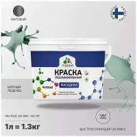 Краска акриловая Malare Professional фасадная матовая мятный леденец 1 л 1.3 кг