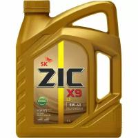 Масло моторное ZIC X9 LS Diesel 5w40 синтетическое, SN, ACEA C3, универсальное, 4л, арт. 162609
