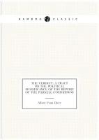 The verdict: a tract on the political significance of the Report of the Parnell Commission