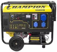 Генератор бензиновый Champion GG6501E + блок автоматического включения, 5000 Вт