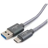 Кабель Cablexpert Platinum USB - USB Type-C (CC-P-USBC03), 1 м, титан