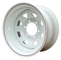 Диск OFF-ROAD-WHEELS Toyota/Nissan стальной белый 6x139,7 8xR16 d110 ET-25 (круг. отв.)